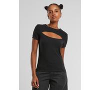 Urban Classics - Ladies Short Cut Out Black - T-Shirt - black - XL - 93% Cotton, 7% Polyester XL