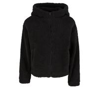 Urban Classics Ladies Short Hooded Sherpa Jacket Between-seasons Jacket black S