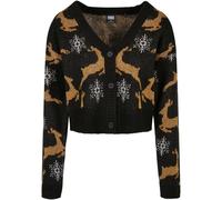 Urban Classics Ladies Short Oversized Christmas Cardigan Jacket Christmas