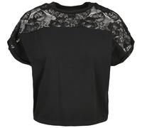 Urban Classics Ladies Short Oversized Lace Tee T-shirt Lace Shirt Top