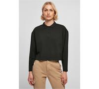 Urban Classics Ladies Short Oversized Polo Longsleeve Women's Polo Shirt New