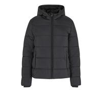 Urban Classics - Ladies Short Puffer With Hood Black - Jacket - black - XL - Shell: 100% Polyester; Lining: 100% Polyester XL