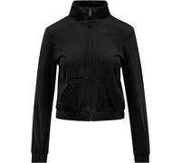 Women's velour tracksuit jacket Urban Classics Noir XS