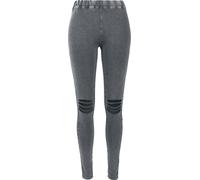 Urban Classics Women's Leggings Cutted Knee Grey (Acid Black 706) L UK