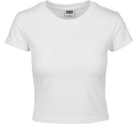 Urban Classics Ladies Stretch Jersey Cropped Tee T-Shirt white L