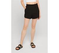 Urban Classics - Ladies Structured Black - Shorts - black - S - 80% Cotton, 20% Polyester S