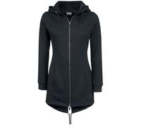 Urban Classics Women's Sweat Parka Hooded Sweatshirt, Black, XXL