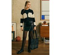 Urban Classics - Ladies Synthetic Leather Biker Black - Skirt - black - XL - 92% Polyester, 8% Elastane XL