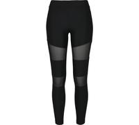 Urban Classics Ladies Tech Mesh Rib Leggings Sports Pants Slim Fit Trousers