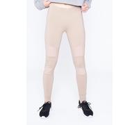 Urban Classics - Ladies Tech Mesh Soft Taupe - Leggings - brown - L - 90% Polyester , 10% Elasthan,Jersey L