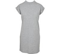 Urban Classics Women's Ladies Turtel Extended Shoulder Dress, Grey, S