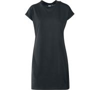 Urban Classics Women's Ladies Turtle Extended Shoulder Dress, Black, M