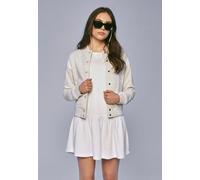 Urban Classics - Ladies Valance Tee White - Dress - white - XS - 100% Cotton XS