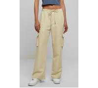 Urban Classics Ladies Vicose Straight Leg Cargo Pants Concrete size L | Cargo pants Outlet | Women L