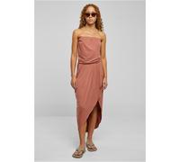 Urban Classics Viscose Sleeveless Long Dress Orange 4XL Woman
