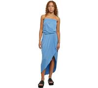 Urban Classics Ladies Viscose Bandeau Dress Ladies Dress Available in Many Sizes XS to 5XL, Horizon Blue, XS