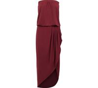 Urban Classics Ladies Viscose Bandeau Dress Mini Dress burgundy 3XL