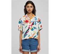 Urban Classics - Ladies Viscose Resort Whitesandfruity - Shirt - white - XS - 100% Viscose XS