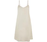 Urban Classics Ladies Viscose Satin Slip Dress Whitesand size L | Midi Dresses Outlet | Women | White L