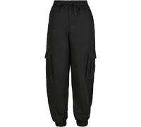 Urban Classics Ladies Viscose Twill Cargo Pants Cargo Style Pockets Drawstring