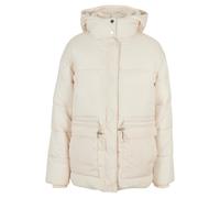 Urban Classics Ladies Waisted Puffer Jacket White Sand size S | Winter Jackets Outlet | Women | White S