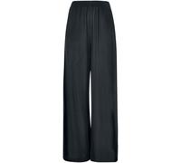 Urban Classics Ladies’ wide-leg viscose trousers Cloth Trousers black XL