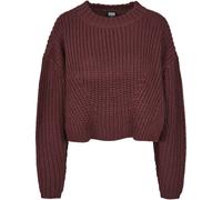 Urban Classics Ladies Wide Oversize Sweater Hoodie Pullover Chunky Knit