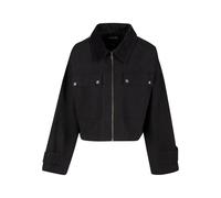 Urban Classics Ladies' Workwear Cropped Cotton Jacket Mid-Season Jackets black L