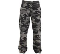 Urban Classics Laser Camo Printed Jeans Blacklasercamo size 30 | Slim Jeans Outlet | Men | Black 30