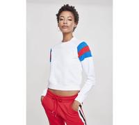 Urban Classics Leeve Stripe Crew Long Sleeve T-shirt White 5XL Woman