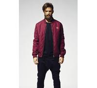 Urban Classics Light Jacket Diamond Quilt Nylon Jacket Burgundy