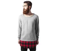 Urban Classic long flannel bottom T-shirt Gris M