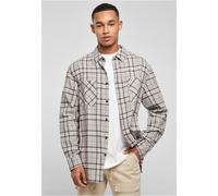 Urban Classics Long Oversized Grey Check Shirt