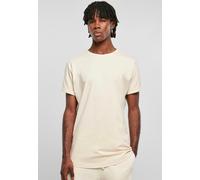 Urban Classics - Long Shaped Turnup Whitesand - T-Shirt - white - S - 100% Cotton S