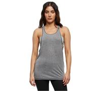 Urban Classics Women's Ladies Loose Burnout Tanktop Sports Shirt, Dark Grey, S