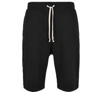 Urban Classics Low Crotch Sweat Shorts Men's Shorts Black Basics, Streetwear, Black, M