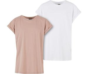 Urban Classics Mädchen Girls Extended Shoulder Tee 2-Pack UCK771A