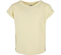 Urban Classics Mädchen Girls Organic Extended Shoulder Tee Softyellow
