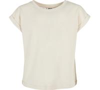 Urban Classics Mädchen Girls Organic Extended Shoulder Tee Whitesand