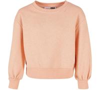 Urban Classics Mädchen Sweatshirt Girls Oversized Color Melange Crewneck Papaya
