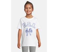 Urban Classics Mädchen T-Shirt 2 Pack kurzarm USA Bow & Girls Club UCK7918A
