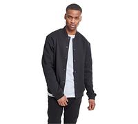 Urban Classics Men's 2-tone College Sweatjacket, Black (Blk/Blk ), XS
