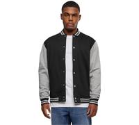 Urban Classics 2-Tone College Varsity Jacket black grey L