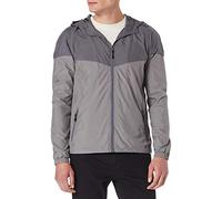 Urban Classics Men's 2-Tone Tech Windrunner Wind Jacket, Dark Shadow/Asphalt, M