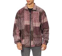 Urban Classics Men's 90´s Track Jacket, Bandana AOP, L