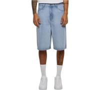 Urban Classics Men's 90's Heavy Denim Shorts, New Light Blue Washed, 28