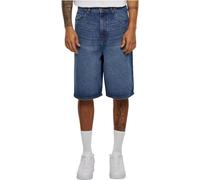 Urban Classics Men's 90's Heavy Denim Shorts, New Mid Blue Washed, 32