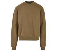 Urban Classics Men's Acid Washed Crew Sweatshirt, Summerolive, L