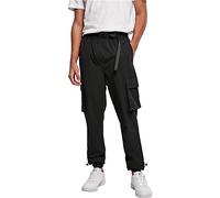 Urban Classics Men's Adjustable Cargo Pants, Black, M