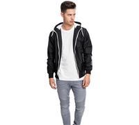 Urban Classics Men's Arrow Windrunner Jacket, Black, Small